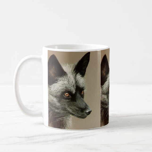 Taza De Café Zorro plateado (Izquierda)