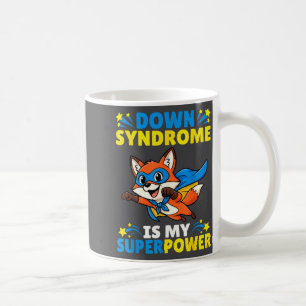 Taza De Café Zorro Superhéroe Síndrome de Down Es Mi Día de Con