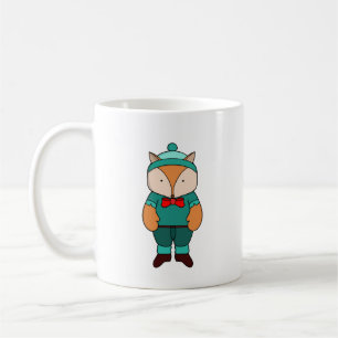 Taza De Café Zorro verde lindo