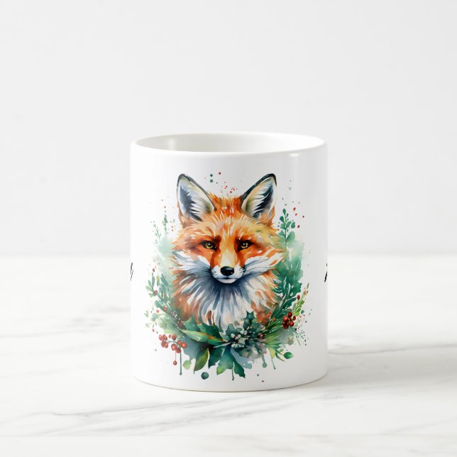 Taza De Café Zorro y Acebo (Centro)
