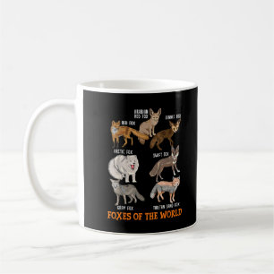 Taza De Café Zorros Del Mundo Cosas Divertidas De Zorros Animal