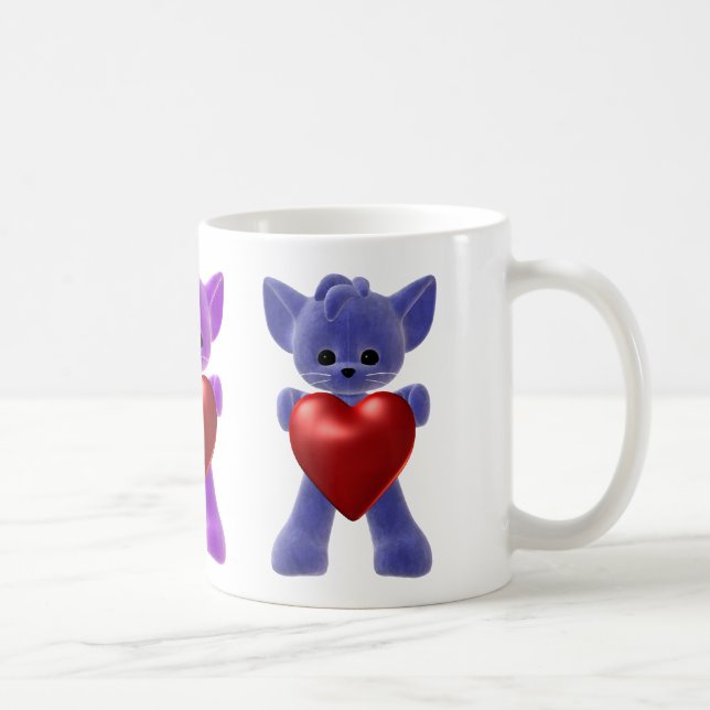 Taza De Café zorros dulces (Derecha)
