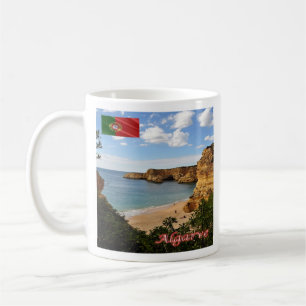 Taza De Café zPT027 ALGARVE Beach Marinha, Portugal,