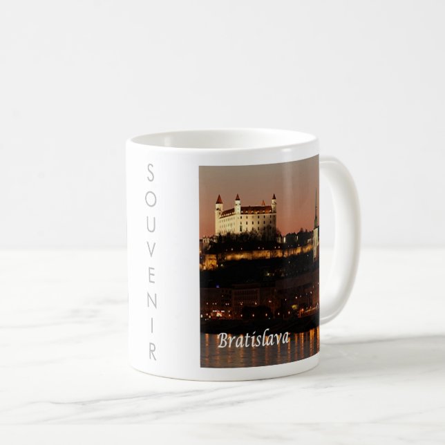 Taza De Café zSK005 BRATISLAVA, Eslovaquia, Europa, (Anverso derecho)