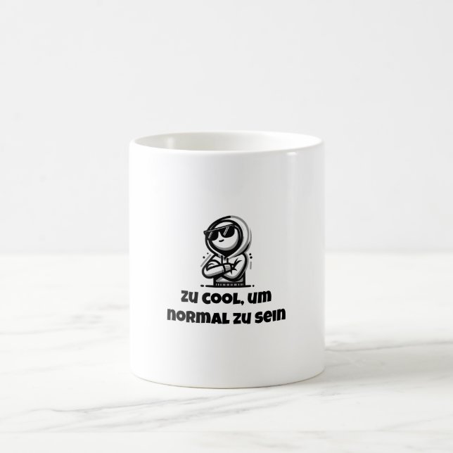 Taza De Café Zu cool, um normal zu sein (Centro)