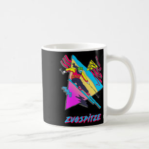 Taza De Café Zugspitze Retro Esquiador De Esquí Diseño Inspirad
