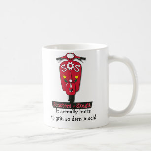 Taza de café zurda