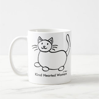 Taza de café zurda de la mujer Hearted buena