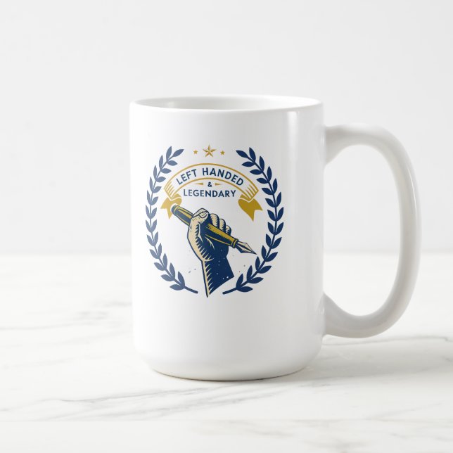 Taza De Café Zurdo y Legendario  (Derecha)