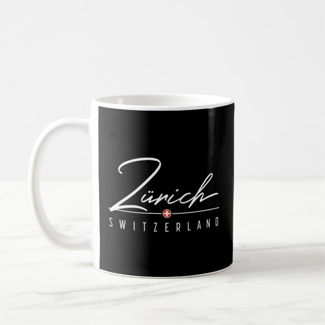 Taza De Café Zurich Suiza Para (Izquierda)