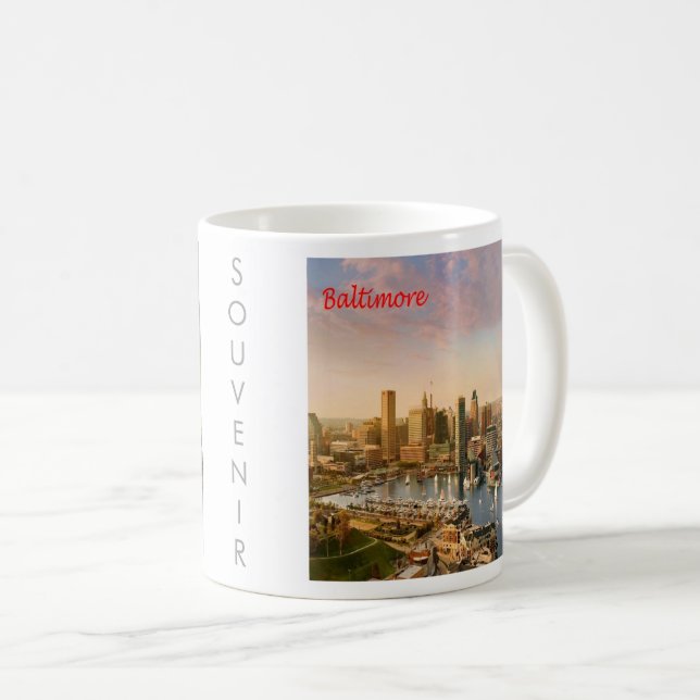 Taza De Café zUS183 BALTIMORE, Maryland, América, (Anverso derecho)