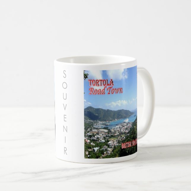 Taza De Café zVG004 TORTOLA Road Town, Virgen Británica, (Anverso derecho)
