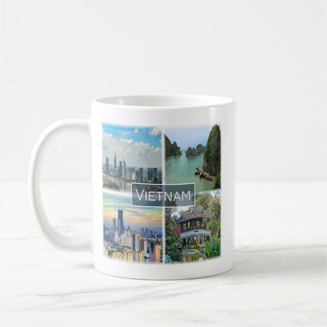 Taza De Café zVN012 VIETNAM, Mosaic, Asia, (Izquierda)