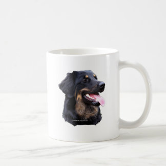 Taza De Café zwart del hovawart/rubio