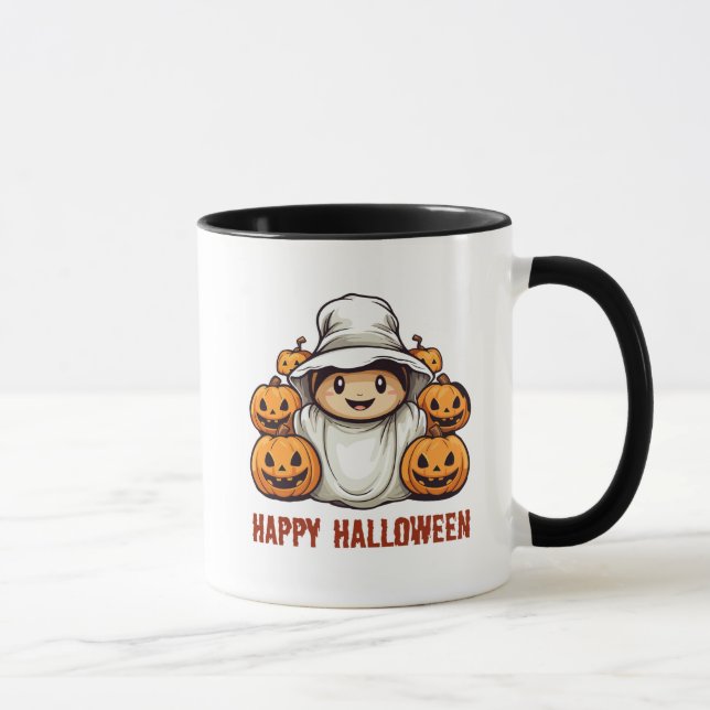 Taza de calabaza de Halloween (Derecha)