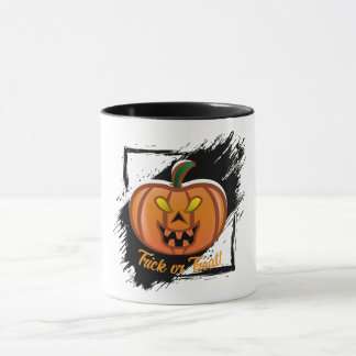 Taza de calabaza de Halloween Trick or Treat