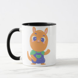 Taza de canguro lindo