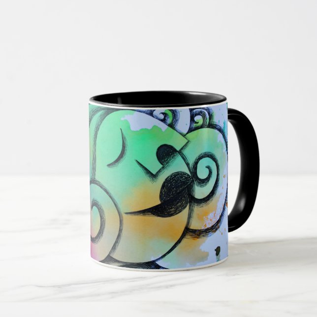 Taza De cara el sol (Anverso derecho)