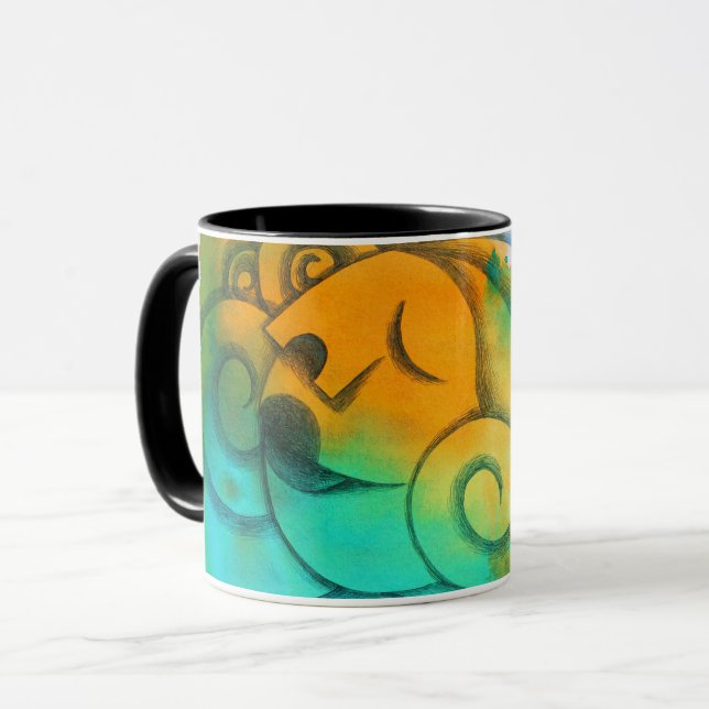 Taza De cara el sol (Anverso izquierdo)