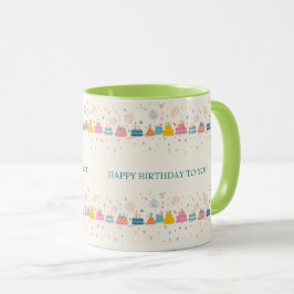 Taza de Celebración Personalizada – Tartas y Confe