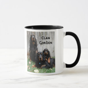 Taza de cerámica Animo Non Astutia, Gordon Setter
