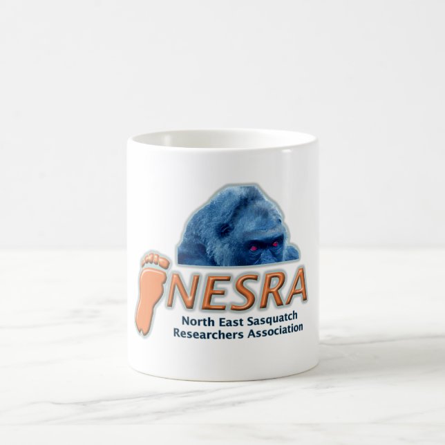 Taza de cerámica blanca clásica de NESRA - (Centro)