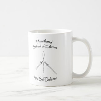 Taza de cerámica con 2 logotipos de la escuela