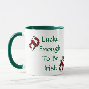 Taza De Cerámica Con Herraduras De La Suerte Para 