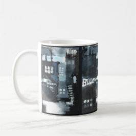 Taza de cerámica con la decoración del arte