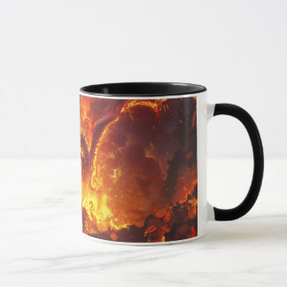 Taza de cerámica de 11oz Dragón de Lava