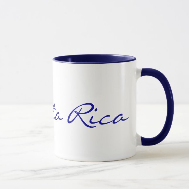 Taza de cerámica de Costa Rica del Macaw del (Derecha)
