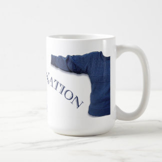 Taza de cerámica de la nación de Gansey