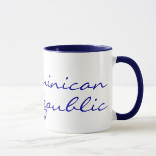 Taza de cerámica de la República Dominicana del
