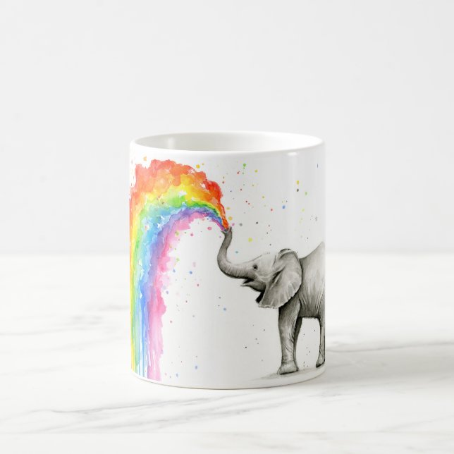 Taza de cerámica de la taza de la acuarela del (Centro)