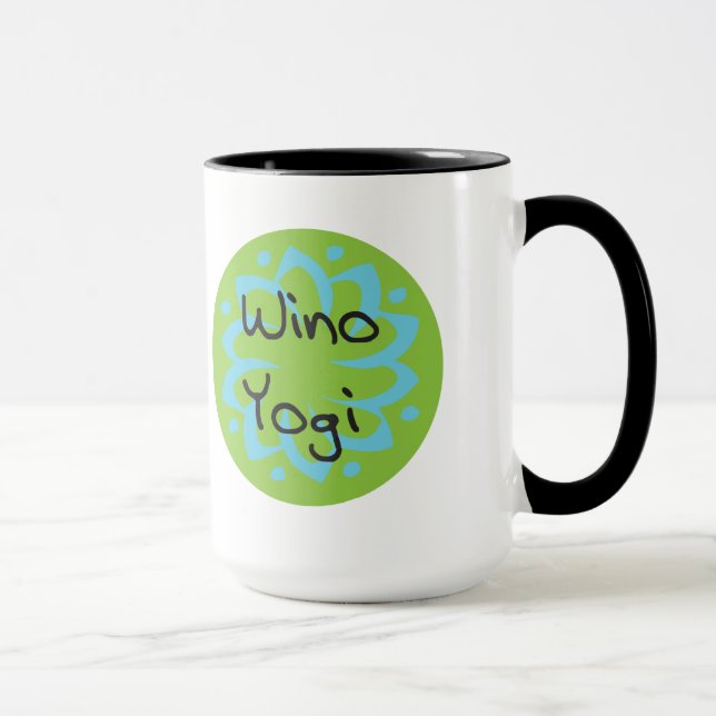 Taza de cerámica de la yogui del borracho (Derecha)