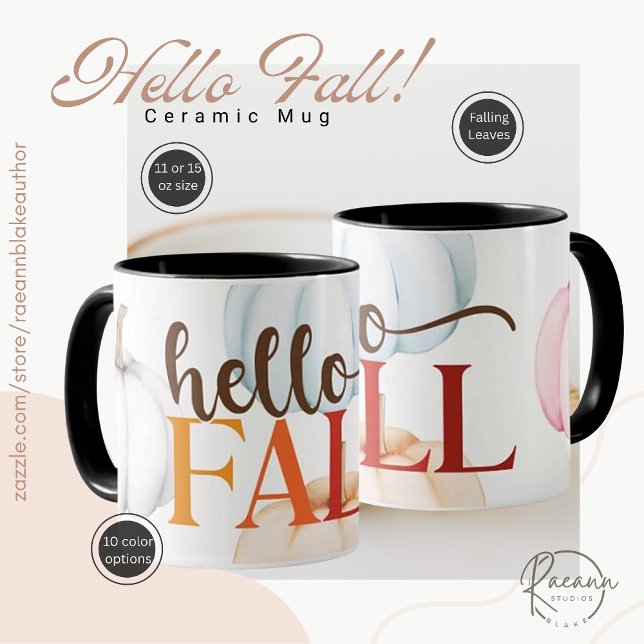 Taza de cerámica de Otoño Hola (Subido por el creador)