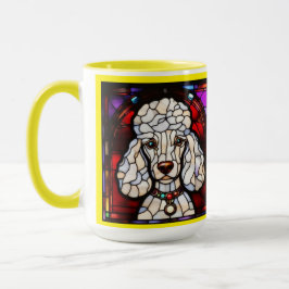 Taza de cerámica de Poodle linda para beber
