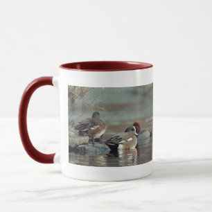 taza de cerámica de silbador americano salvaje pat