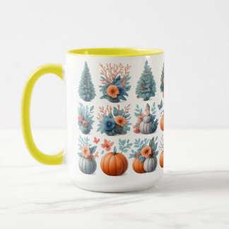 Taza de cerámica de temporada de otoño e invierno