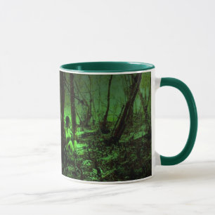 taza de cerámica del avatar elfo del bosque