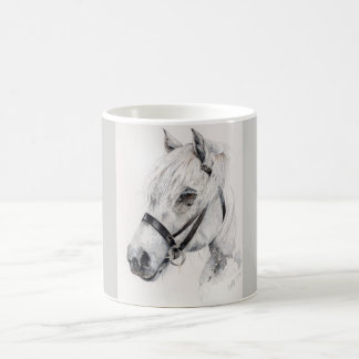 Taza de cerámica del caballo