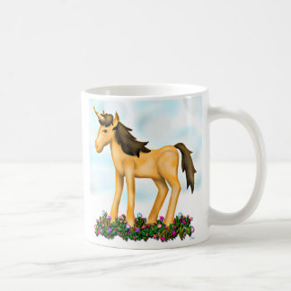 Taza de cerámica del jardín de flores del potro
