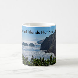 Taza de cerámica del parque nacional de las Islas