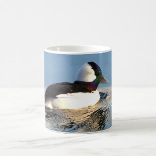 Taza de cerámica del pato del Bufflehead