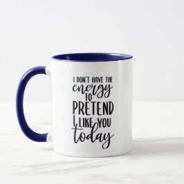 Taza De Cerámica 'No Tengo Energía'