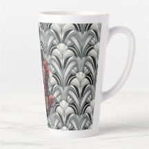 Taza de cerámica para café con latte de Black Viol
