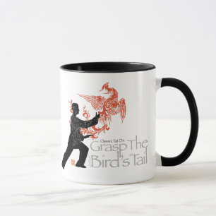Taza de cerámica Phoenix del fuego" de la ji de