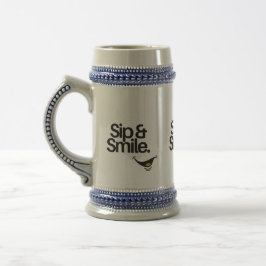 Taza de cerveza de cerámica - Taza motivacional pa