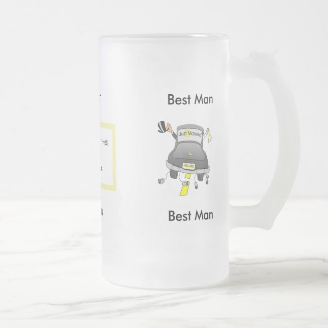 Taza de cerveza de cristal del banquete de boda (Derecha)