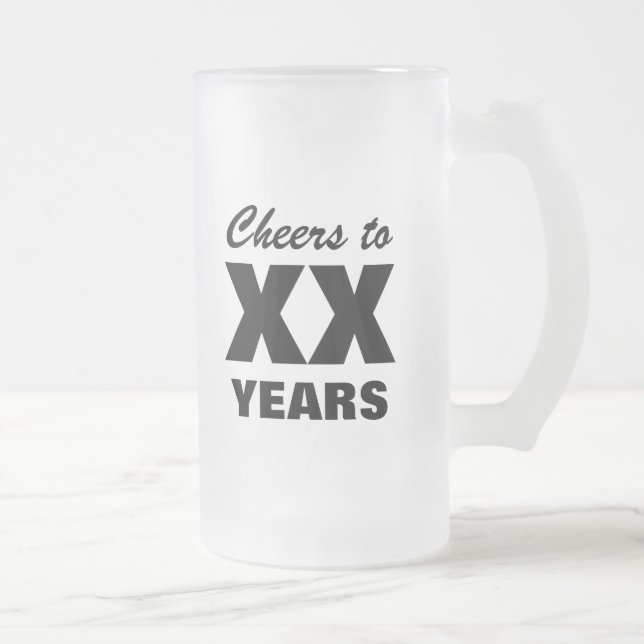 Taza de cerveza de encargo de la edad para la (Derecha)